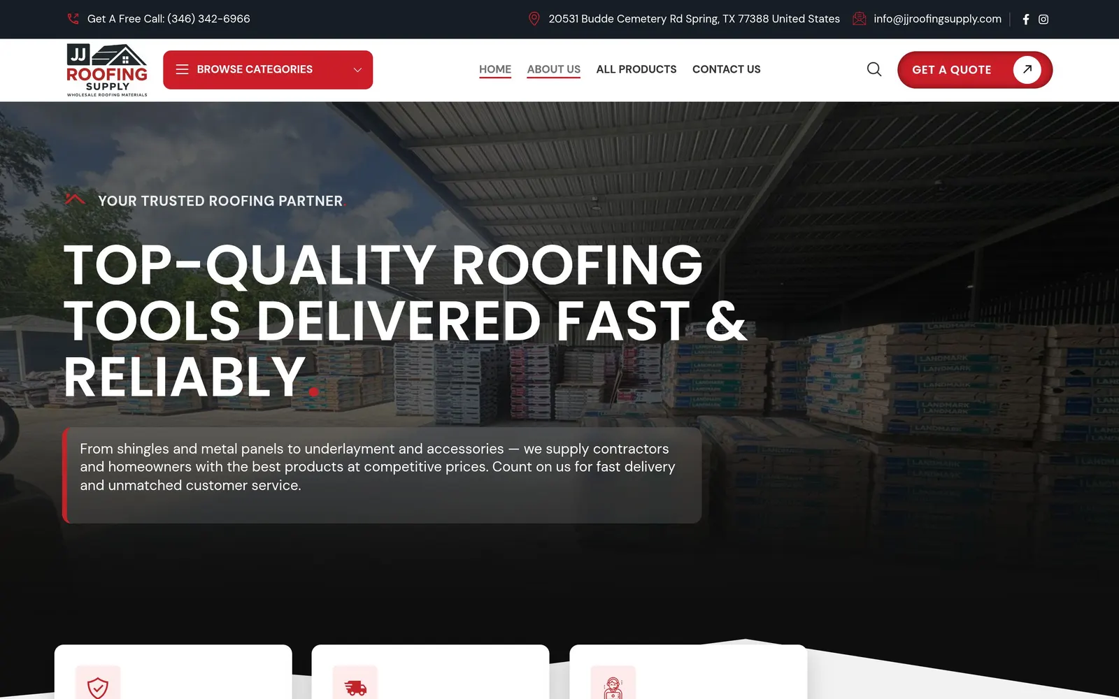 JJ Roofing Supply